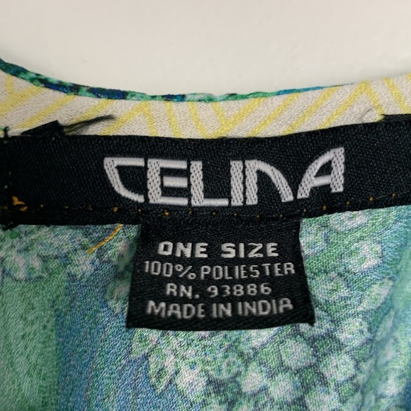 Celina Lightweight Dress, 100% Polyester, Jewel Tones, Crystals, One Size - Picture 5 of 7